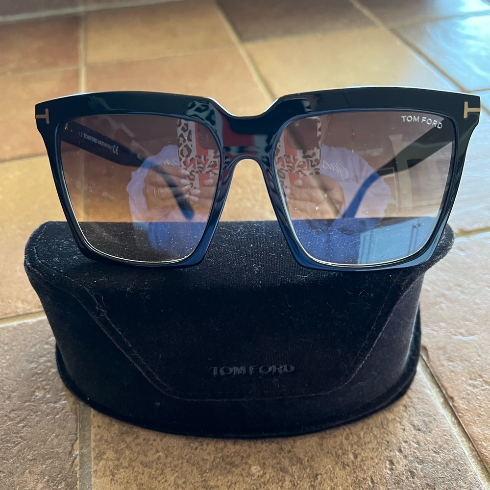 Tom Ford Black Sabrina Sunglasses